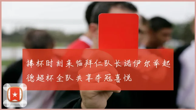 捧杯时刻来临拜仁队长诺伊尔举起德超杯全队共享夺冠喜悦
